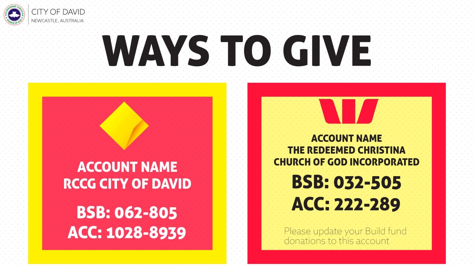 RCCG COD Ways to give